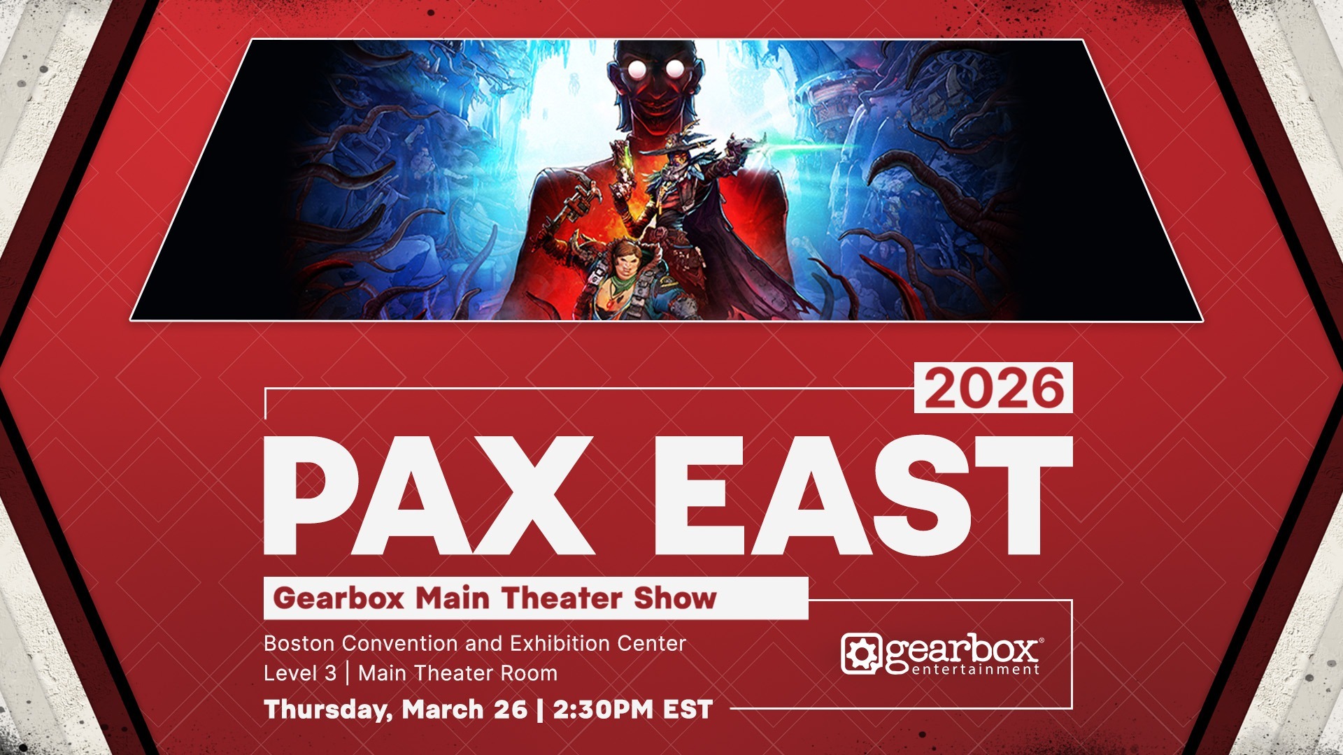 Gearbox at PAX East 2026 Gearbox at PAX East 2026