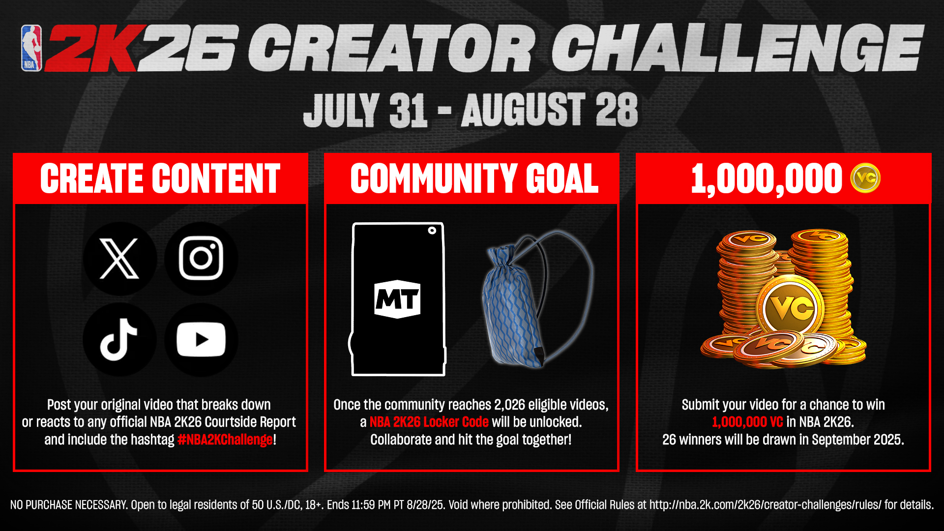 NBA 2K26 CREATOR CHALLENGE NBA 2K26 CREATOR CHALLENGE