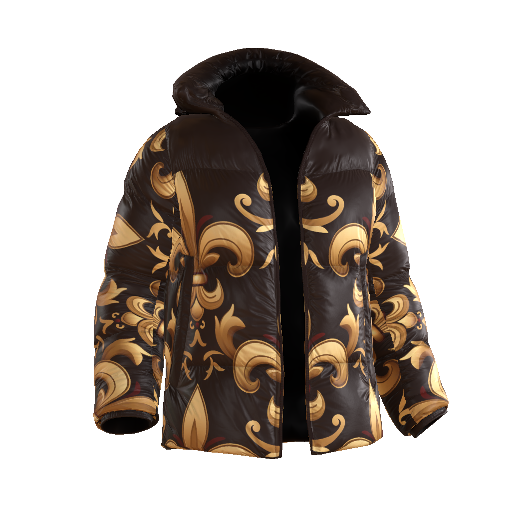 jacket quilted abstract filigree blk jacket quilted abstract filigree blk