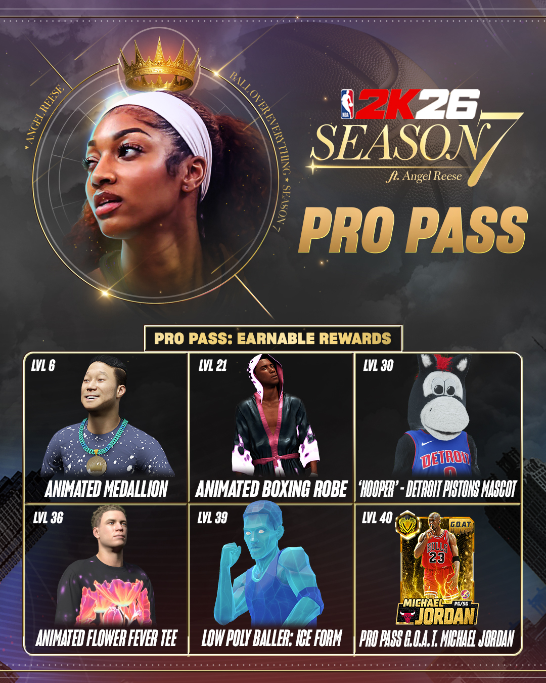 SEASON 7: PRO PASS EARNABLE REWARDS SEASON 7: PRO PASS EARNABLE REWARDS