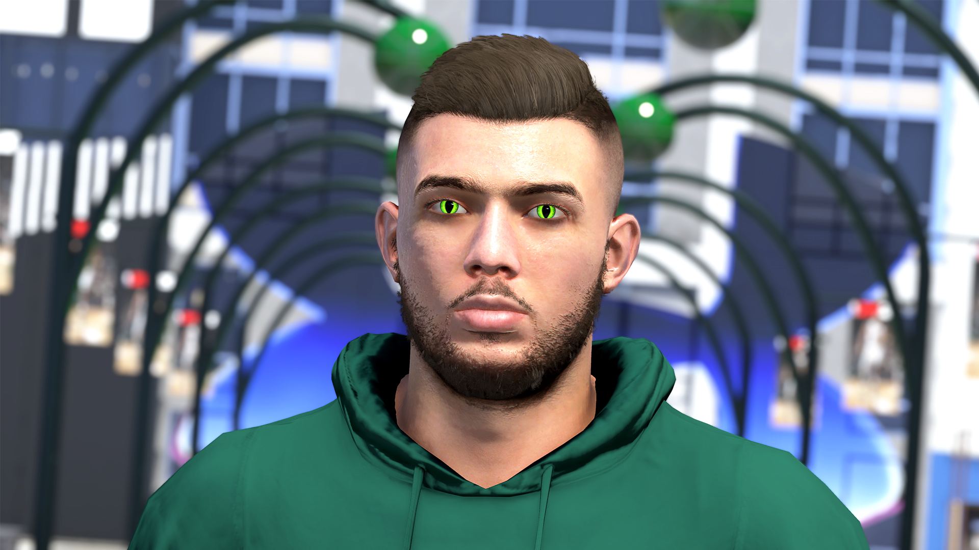 NBA 2K25 COURTSIDE REPORT SEASON 1 NEON GREEN EYES