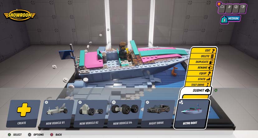 2K Lego Drive Creators Hub  Sharing Vehicles