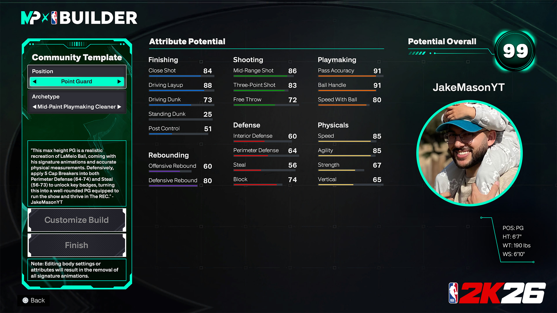 PG - JakeMasonYT, Mid-Paint Playmaking Cleaner