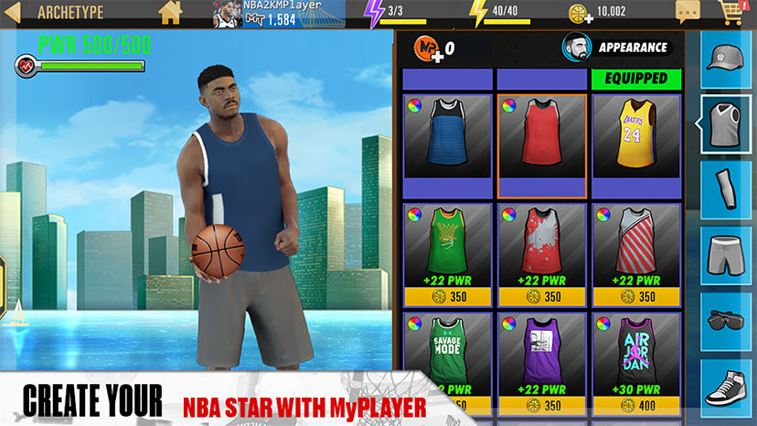 NBA 2K Mobile MyPlayer 