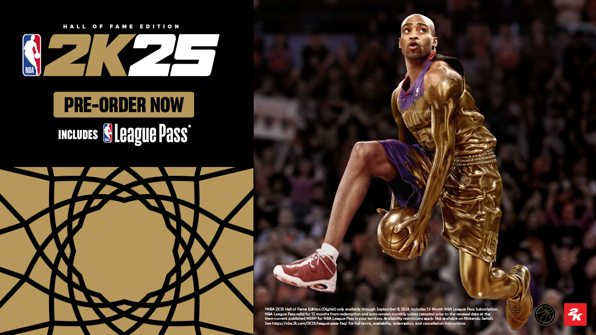 NBA 2K25 HALL OF FAME EDITION INCLUDES LEAGUE PASS