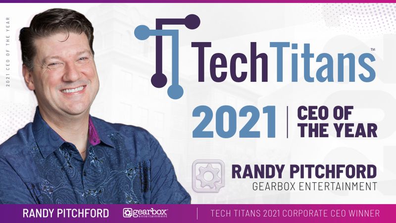 Randy Pitchford 2021 Tech Titans Awards 