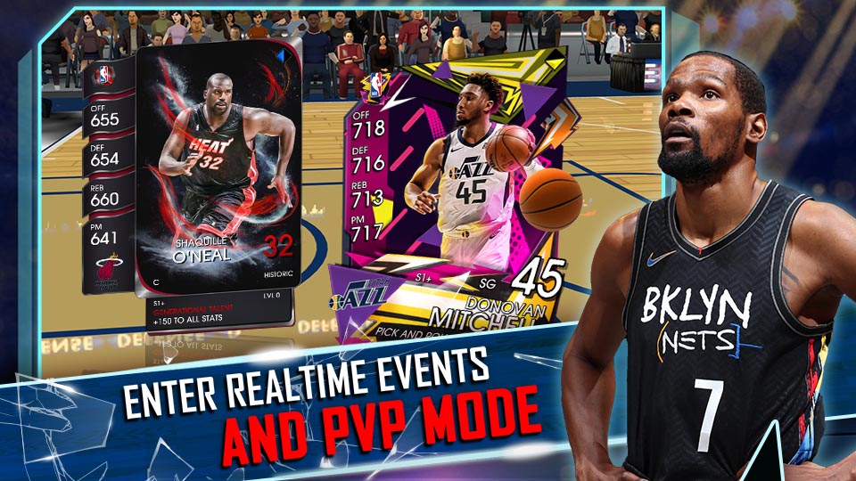 NBA SuperCard Enter Real Time Events