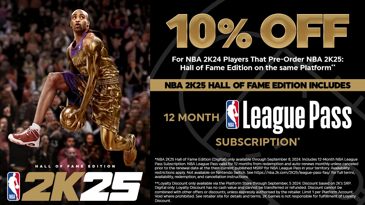 NBA 2K25 LOYALTY DISCOUNT