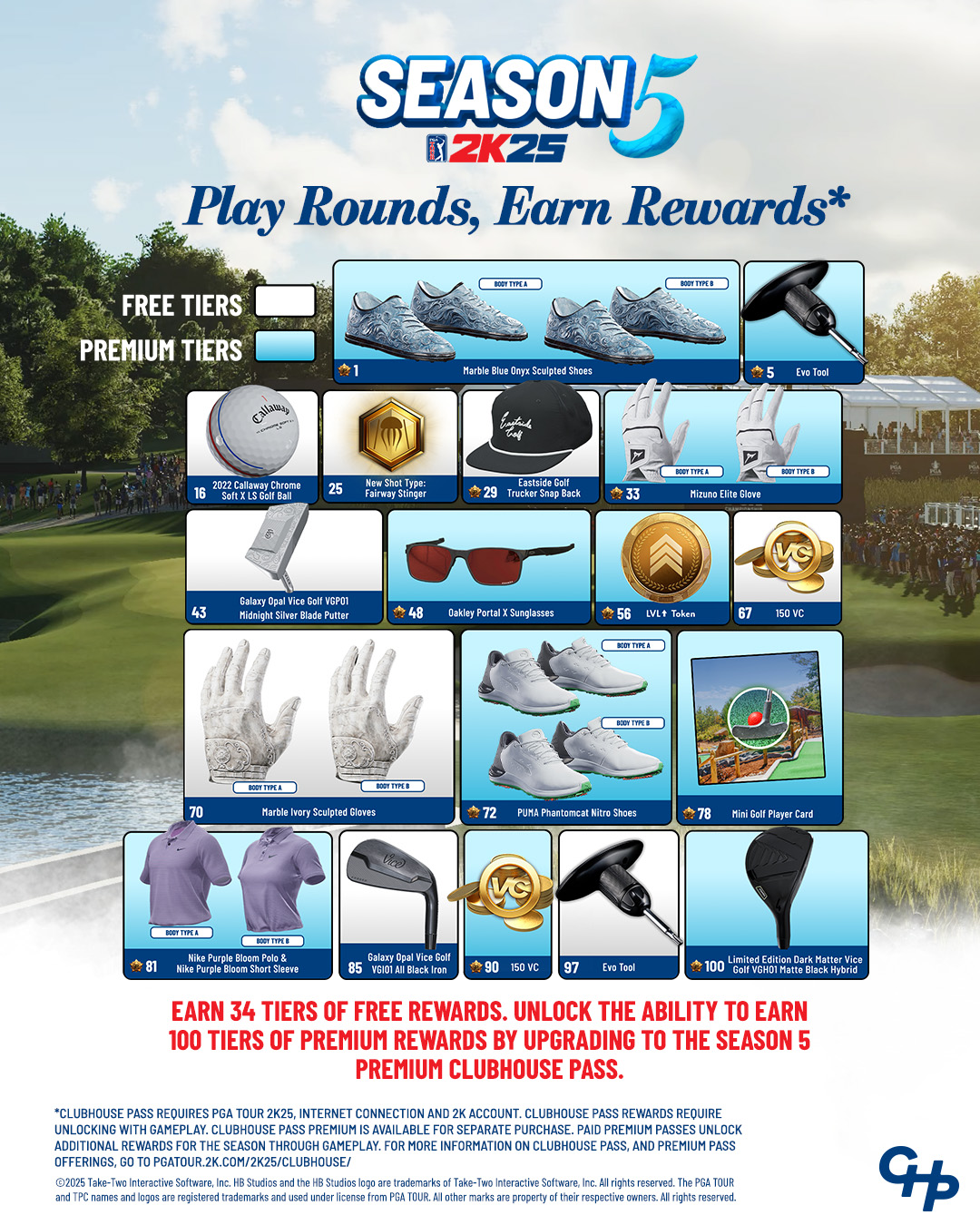 Clubhouse Pass Rewards