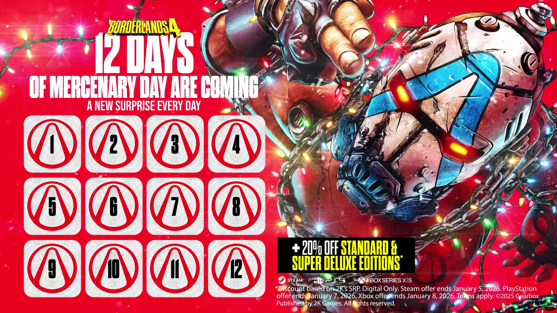 12 Days of Mercenary Day