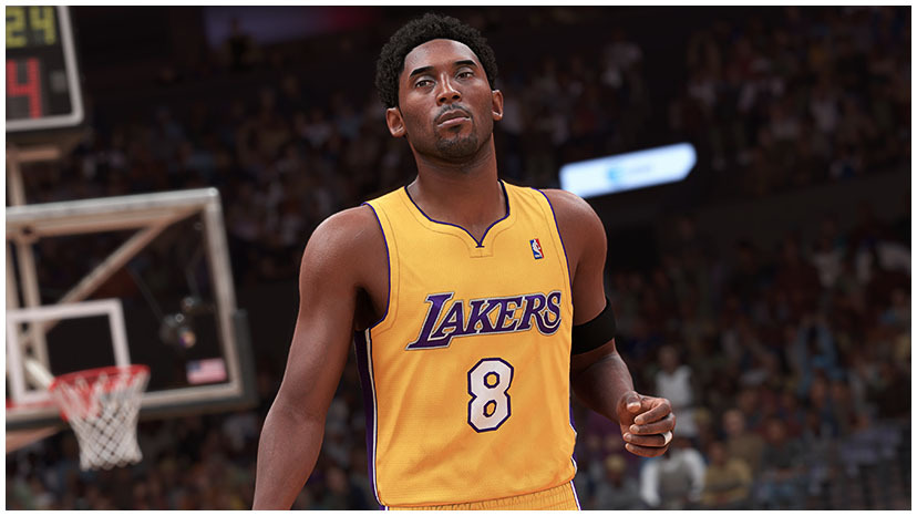 NBA 2K24 ProPLAY Kobe Bryant yellow Lakers no 8