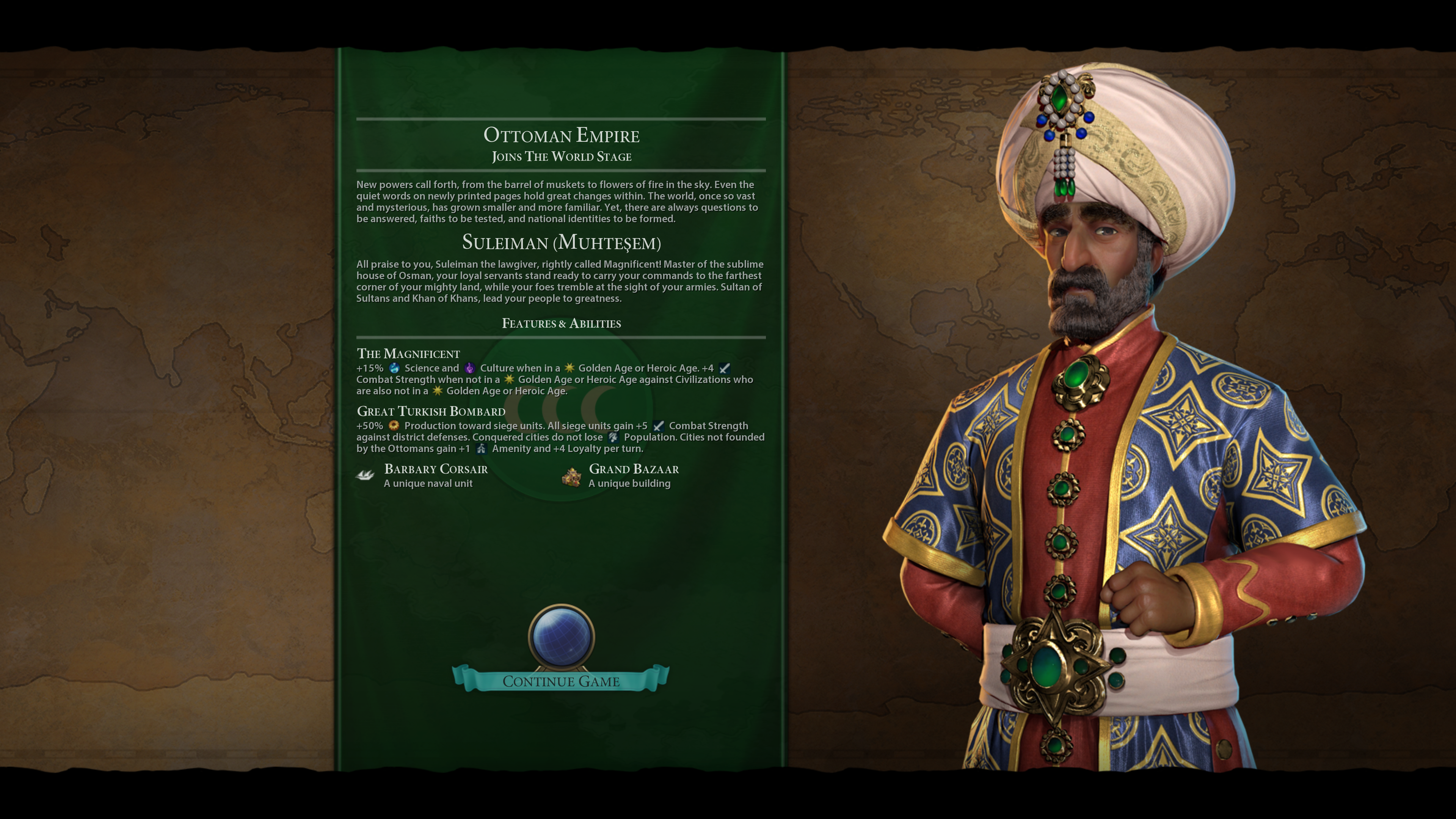Sid Meiers Civilization VI Screenshot Ottoman Empire Suleiman