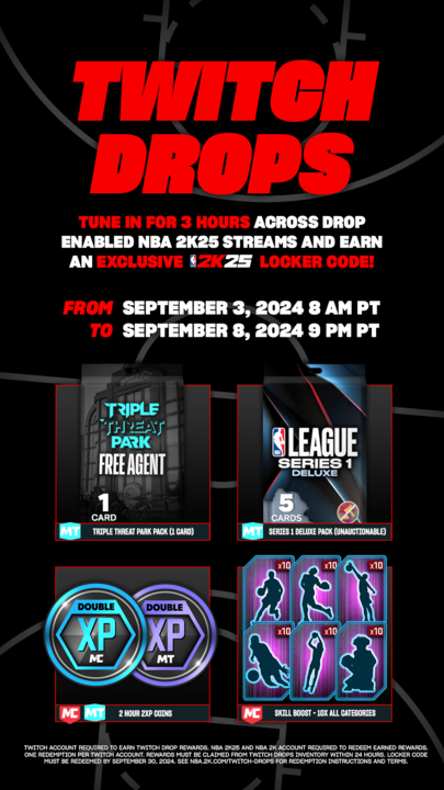 Twitch Drops NBA 2K