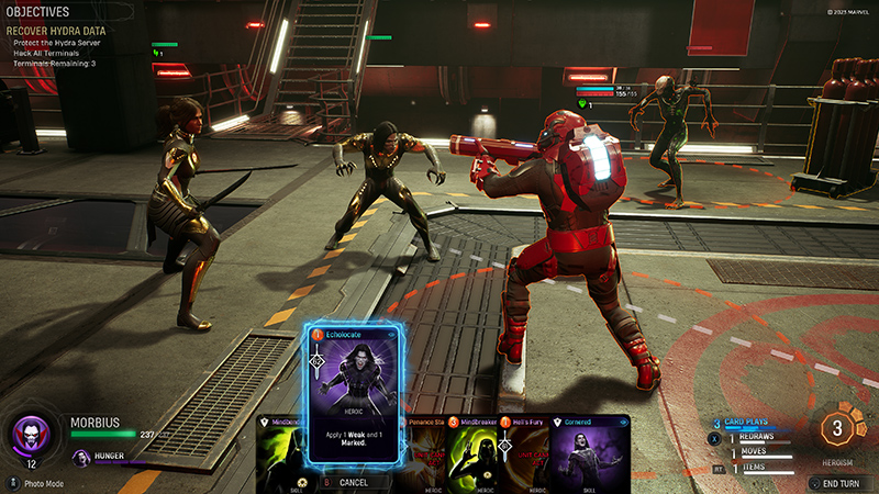 Morbius Gameplay Showcase  Marvel's Midnight Suns 