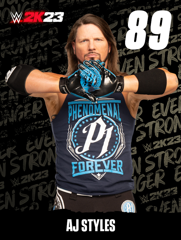 WWE 2K23 AJ STYLES