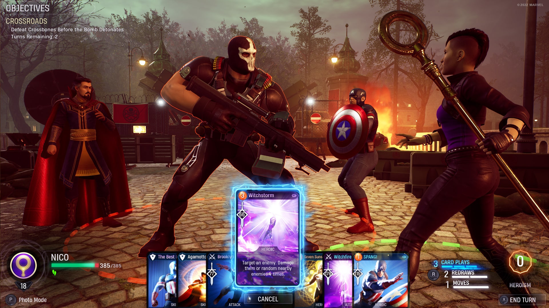 Essa é a Review em 1 minuto do jogo: Marvel's Midnight Suns! ❤️ #fy #f