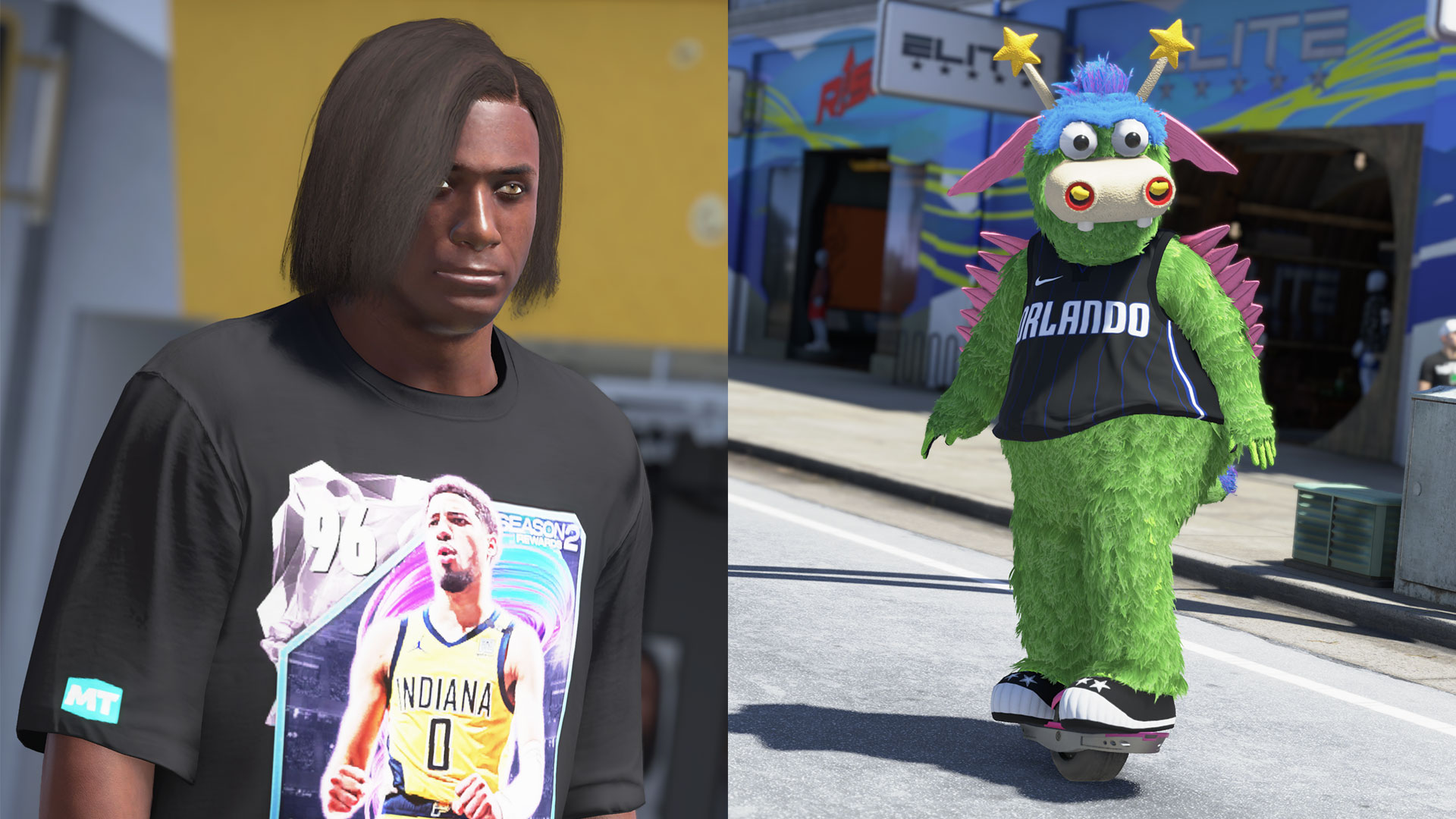 NBA 2K25 COURTSIDE REPORT SEASON 2 HAIR AND DRAGON