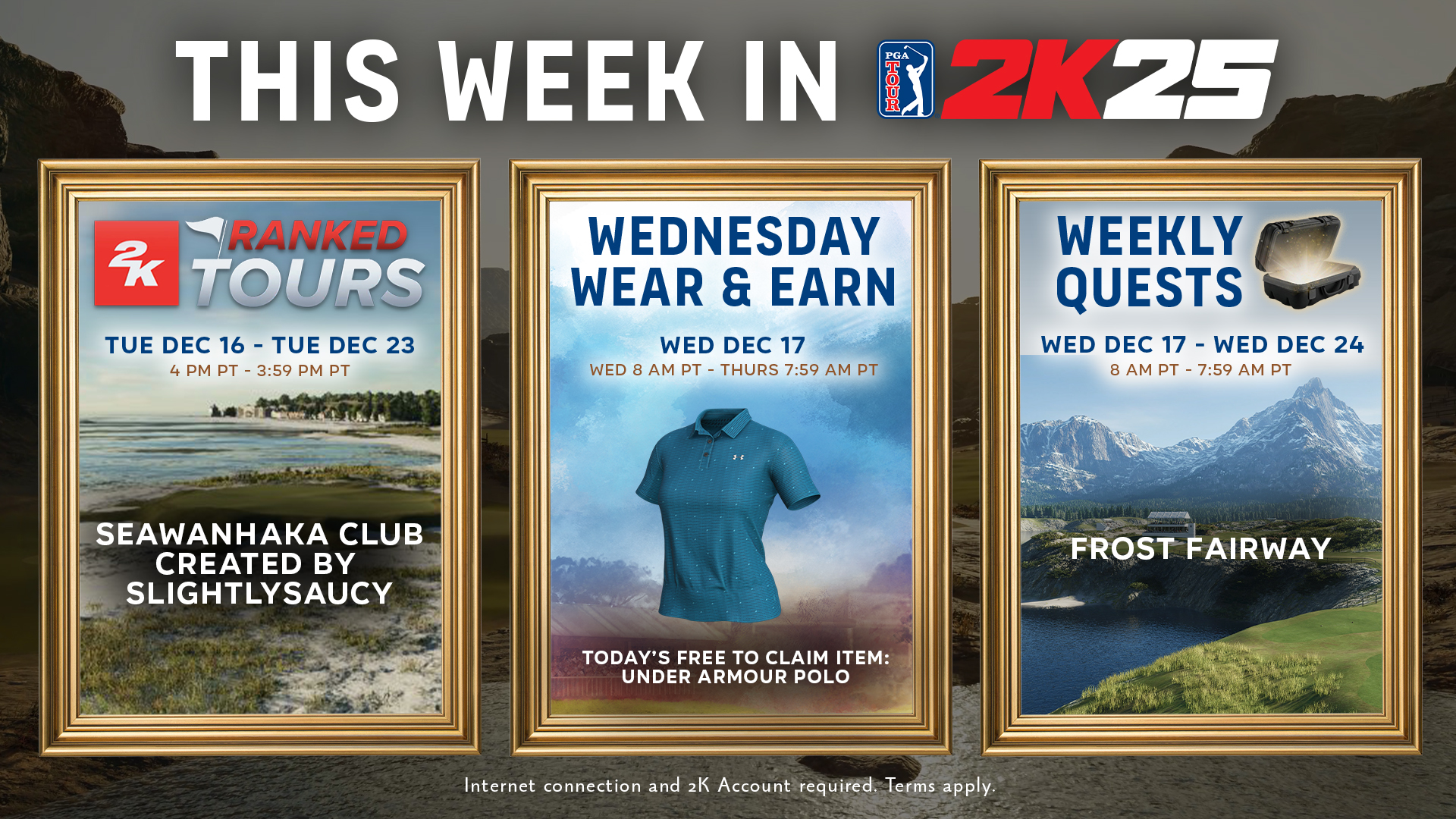 THE HOLIDAYS IN PGA TOUR 2K25