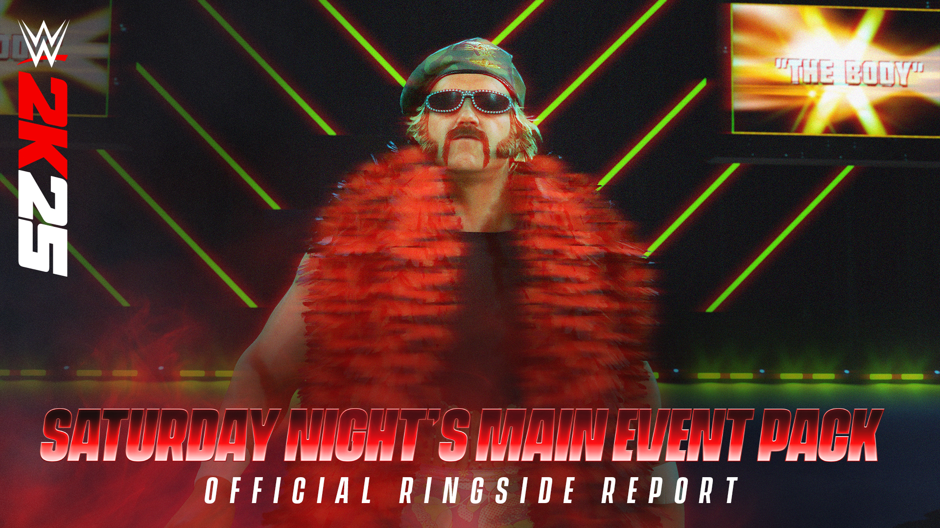 WWE25 | WWE 2K25 Ringside Report - Saturday Night's Main Event Pack | Hero Image desktop