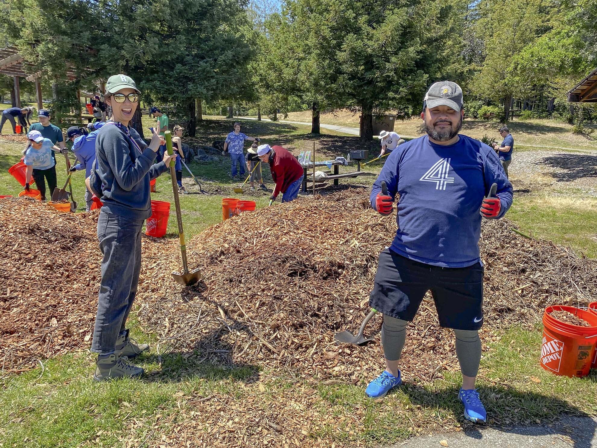 31st Union Volunteers - Resurfacing Huddart Park