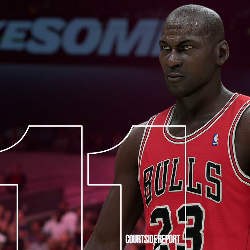 Michael Jordan NBA 2K22 Courtside Report