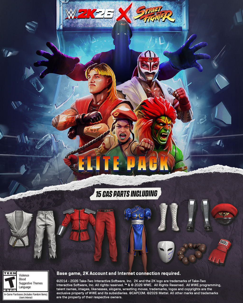 WWE 2K26 x Street Fighter Elite Pack
