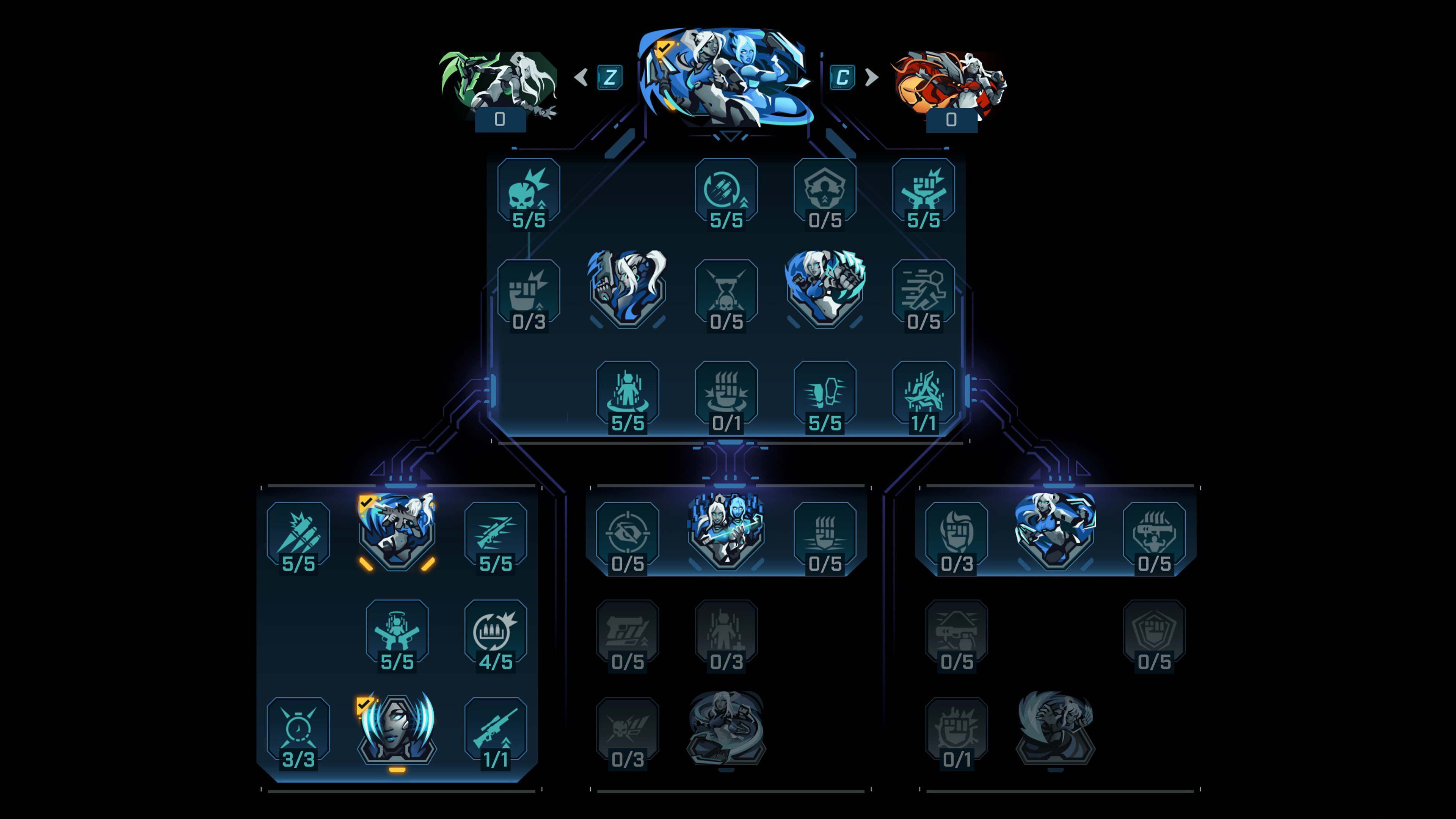 Hack/Slash-Skill-Tree